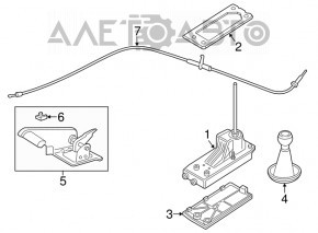 Maneta frânei de mână Mini Cooper Countryman R60 10-16