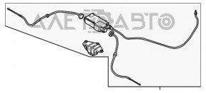 Mecanismul frânei de parcare pentru BMW X5 E70 07-13