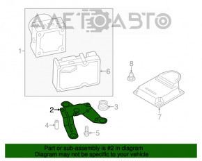 Кронштейн ABS АБС BMW X3 F25 11-17