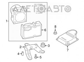 Кронштейн ABS АБС BMW X3 F25 11-17