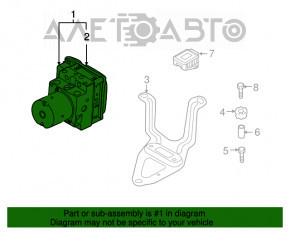 ABS ABS BMW X5 E70 07-13 fără Stop&Go