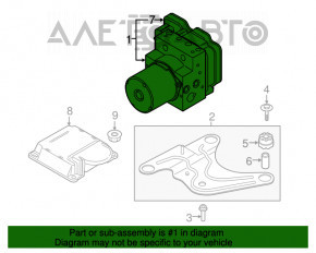 ABS BMW 5 F10 12-17