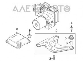 ABS BMW 5 F10 12-17