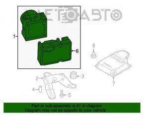 ABS ABS BMW X3 F25 11-17