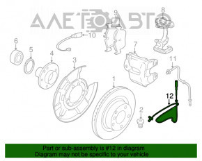 Датчик ABS задний левый BMW 3 F30 12-18