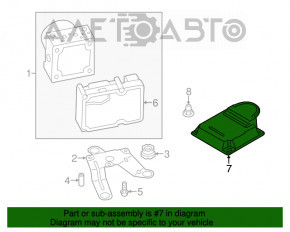 Modulul computerizat pentru airbag-urile SRS ale BMW X3 F25 11-17