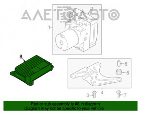 Модуль srs airbag компьютер подушек безопасности BMW 5 F10 12-13 без круиза