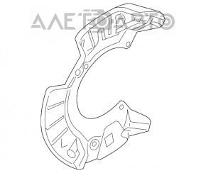 Кожух тормозного диска передний правый BMW X1 F48 16-22 OEM