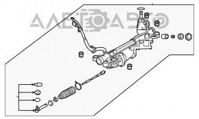 Bară de direcție electrică pentru Subaru Outback 20