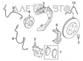 Suport dreapta față BMW X1 F48 16-22