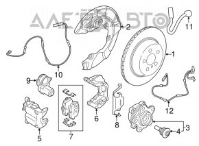 Plăcuțe de frână față 4 bucăți BMW 7 G11 G12 16-19