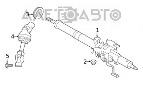 Volan cardanic Subaru Outback 20-