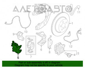 Suport spate stânga BMW 7 G11 G12 16-22