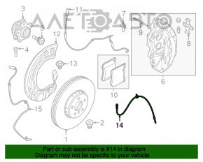 Furtun de frână față stânga BMW X3 G01 18-