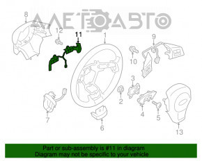 Лепестки подрулевые Subaru Forester 14-18 SJ