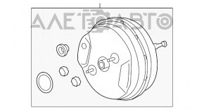 Вакуумный усилитель BMW 5 G30 17-20 2.0T, 3.0T