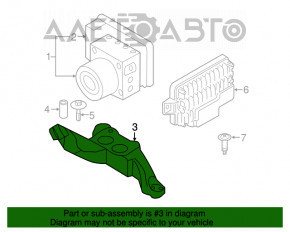 Кронштейн ABS АБС BMW X1 F48 16-22