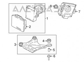 Suport ABS BMW 7 G11 G12 16-19