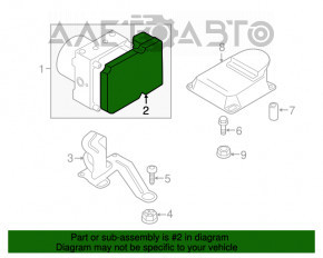 Modulul airbag SRS calculator airbaguri BMW 3 F30 12-18