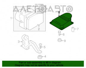 Модуль srs airbag компьютер подушек безопасности BMW 3 F30 12-18