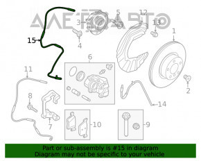 Senzor ABS frontal stânga BMW X3 G01 18-