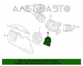 Senzorul unghiului de rotire a volanului Acura ILX 13-19