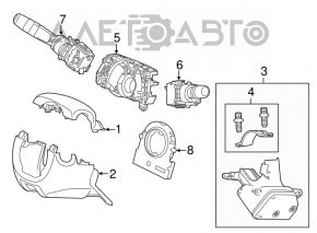 Датчик угла поворота руля Acura MDX 15-20