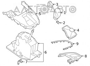 Шифтер КПП Subaru Outback 20-