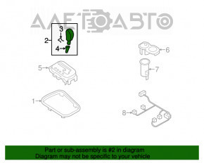 Ручка КПП Subaru b9 Tribeca