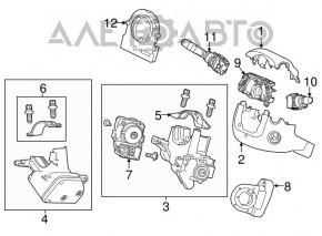 Grupul de contact al blocării aprinderii Honda HR-V 16-22