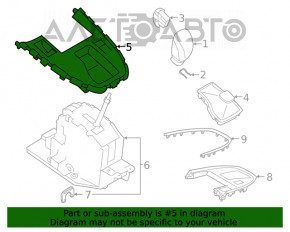 Maneta de schimbare a vitezelor pentru cutia de viteze Subaru Outback 20-