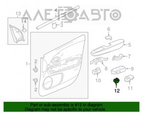 Controlul oglinzilor pentru Honda HR-V 16-22