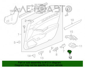 Controlul oglinzilor Honda Accord 18-22