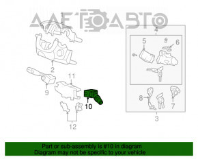 Comutatorul de sub volan dreapta Honda CRZ 11-16