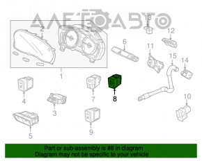 Butonul asistentului de parcare Acura MDX 14-20