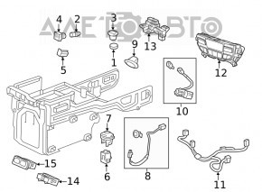 Butonul IDS Acura MDX 14-15