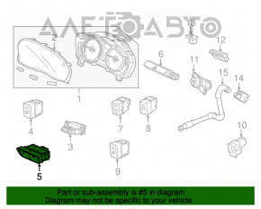 Butoanele de deschidere a capacului rezervorului de combustibil și portbagajului pentru Acura TLX 15- sunt aftermarket