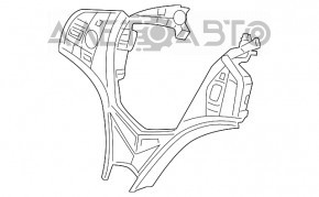 Butoanele de control de pe volanul Acura MDX 14-16