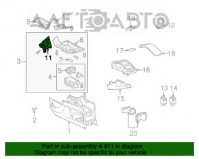 Накладка шифтера КПП Lexus RX350 RX450h 10-15