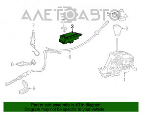 Накладка шифтера Lexus RX350 RX450h 16-22