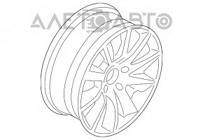 Roată de 18 inch, stilul 281, BMW 5 F10 09-17, 8x18