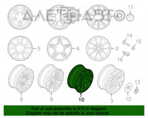 Диск колесный R18 281 стиль BMW 5 F10 09-17 9x18