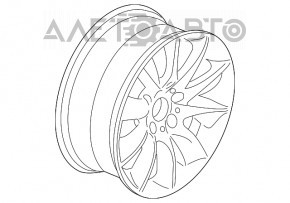 Roată de 18 inch, stil 329, BMW 5 F10 09-17, 8x18