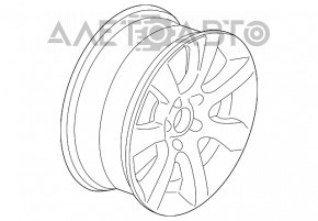 Roată de 18 inch R18, stil BMW 5 F10 09-17, 8x18