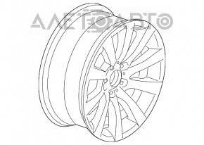 Roată de 19 inch, stil 331, BMW 5 F10 09-17, 8.5x19