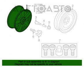 Диск колесный R15 Mini Cooper F56 3d 14-