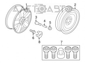 Диск колесный R15 Mini Cooper F56 3d 14-