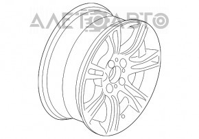 Roată de 18 inch, stil BMW 5 F10 09-17, 8x18