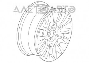 Roată de 19 inch, stil 349, BMW 5 F10 09-17, 8.5x19