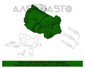 Стартер Volvo XC90 16-22